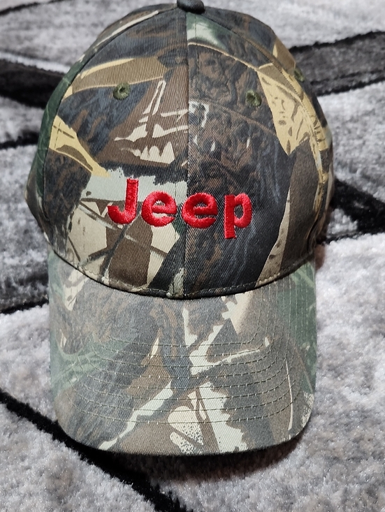 nissin Other - VINTAGE NISSIN JEEP RED EMBROIDERED CAMOUFLAGE COLLECTIBLE BASEBALL CAP HAT